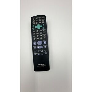 Sharp RRMCG1249AJSA DVD Video Player Remote Control Black Replacement OEM